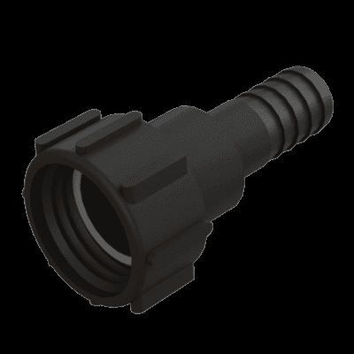 Adapter til palletank, 1" slangestuds