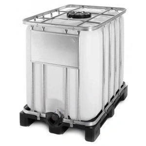 Ny palletank 600 L på plastpalle, ibc container, ibc tank