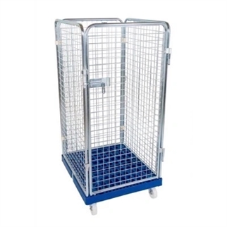 Gitterbur, plastbund, vælg farve, 815 x 724 x 1550 mm