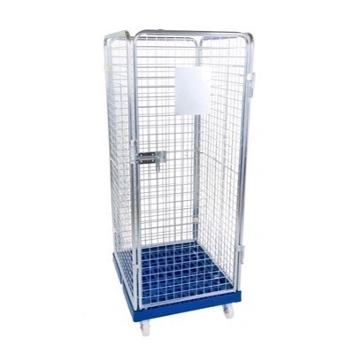 Trådbur, plastbund, vælg farve, 815 x 724 x 1800 mm