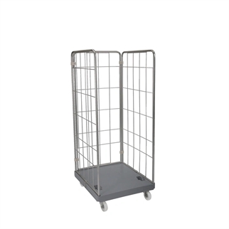 Transportbur, rustfrit stål