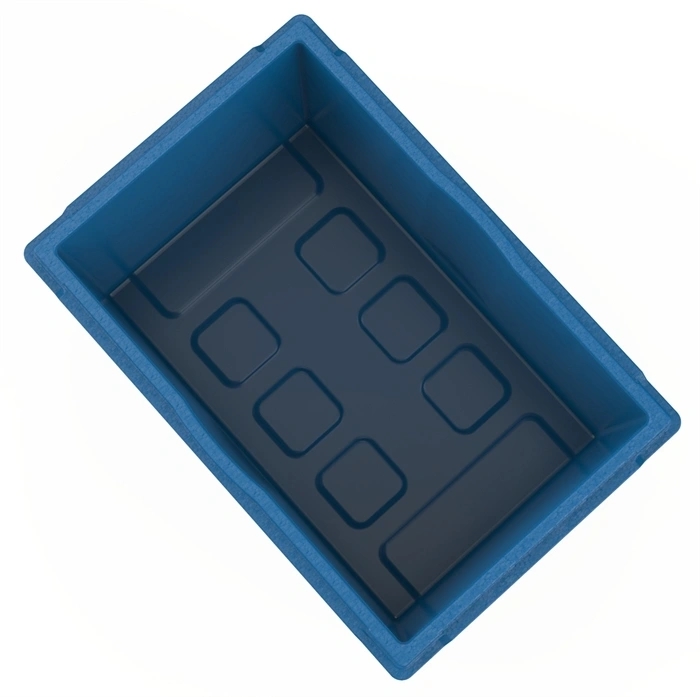 Termokasse proff 48 L, 600×400x330 mm, blå, billede 2