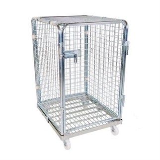 Sikkerhedsbur m. metalbund, 724x815x1220 mm