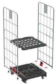 Kompakt transportbur m/klipssystem 720x810x1840 mm, billede 3