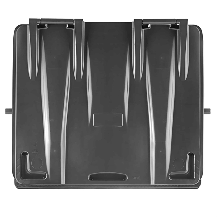 Affaldscontainer 1000 L, grå, billede 1