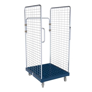 Transportbur Special, 2 håndtag, Rød bund, 724x815x1660 mm