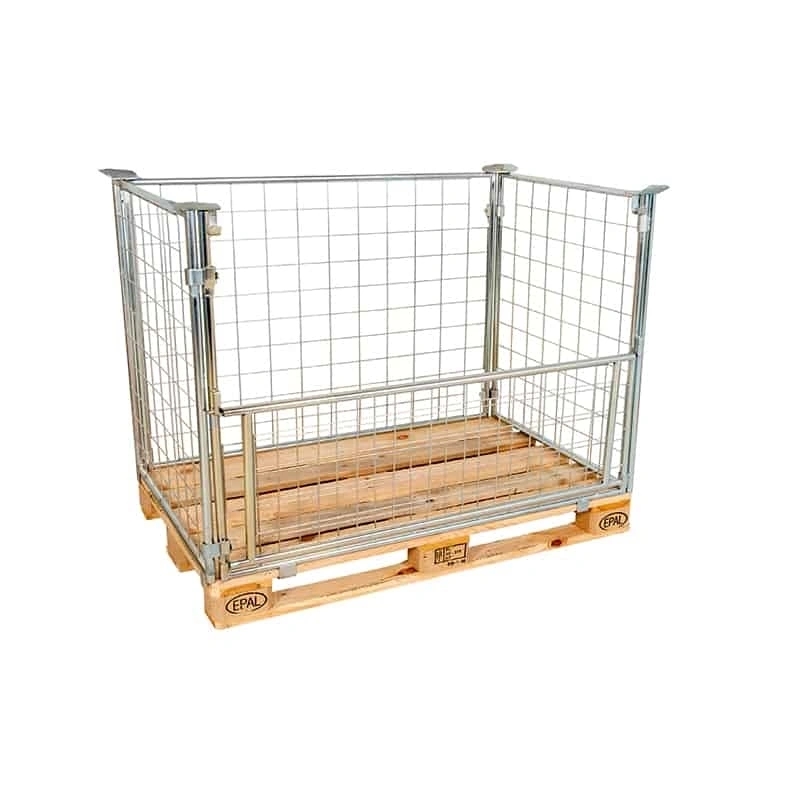 Elforzinket palleramme, 800x1200x800 mm, billede 1