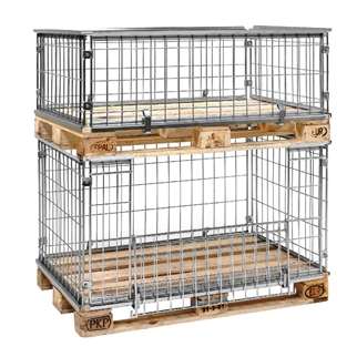 Gitterlåg til EUR pallebur, 1120x715x10 mm, billede 2