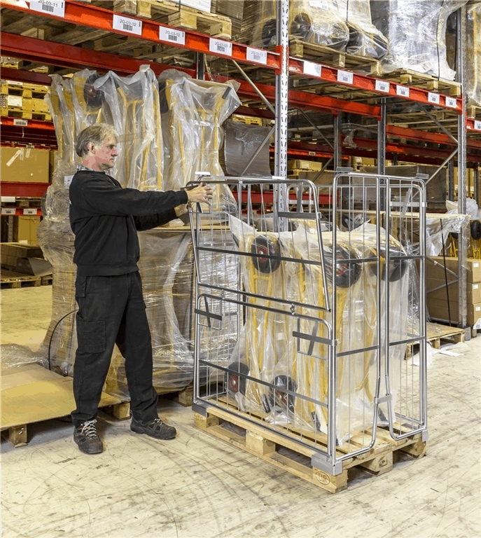 Pallebur til europalle, 1200x800x1800 mm, billede 2