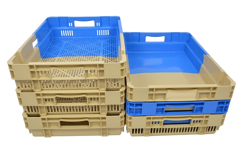 Stabel- vendbar kasse 600x400x123 mm, billede 1