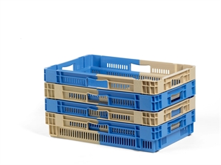Stabel- vendbar kasse 600x400x123 mm, billede 3