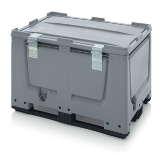 Aflåselig Pallekar 535 L 120x80x83 cm, 3 meder, Model AU, billede 1