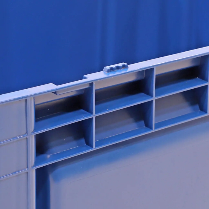 Pallekar 670 L, 120x100x79, 3 meder, Model FP - Blå, billede 3