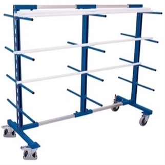 Vogn, bærearme (LxBxH) 560 - 3100 x 830 x 1800 mm.