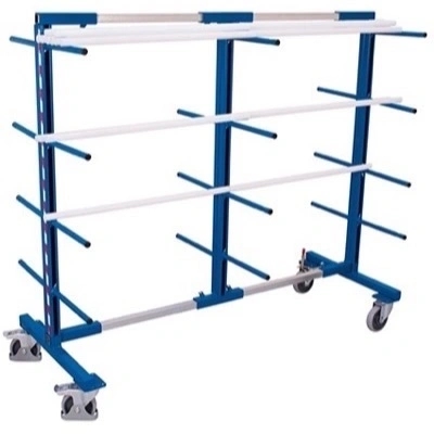 Vogn, bærearme (LxBxH) 560 - 3100 x 830 x 1800 mm.