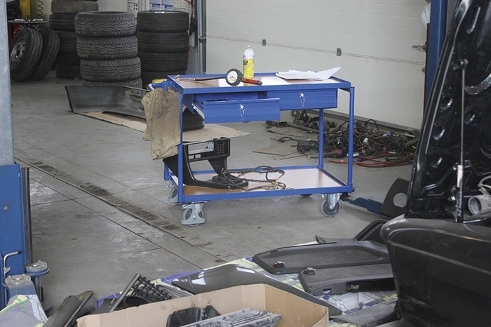 Rullevogn m skuffer, 1175x625x850 mm (BxDxH), billede 1