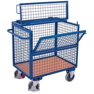 Platformsvogn med sider 1330x830x1150 (BxDxH), billede 1
